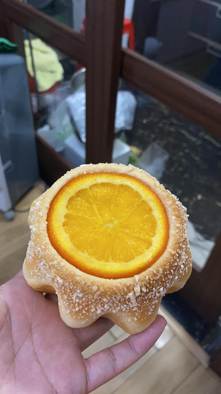 香橙卡士达星星包