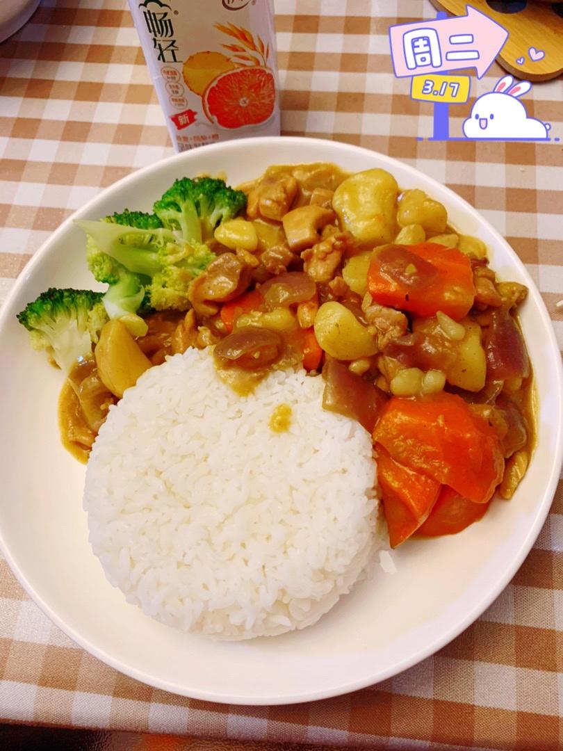 咖喱鸡肉饭