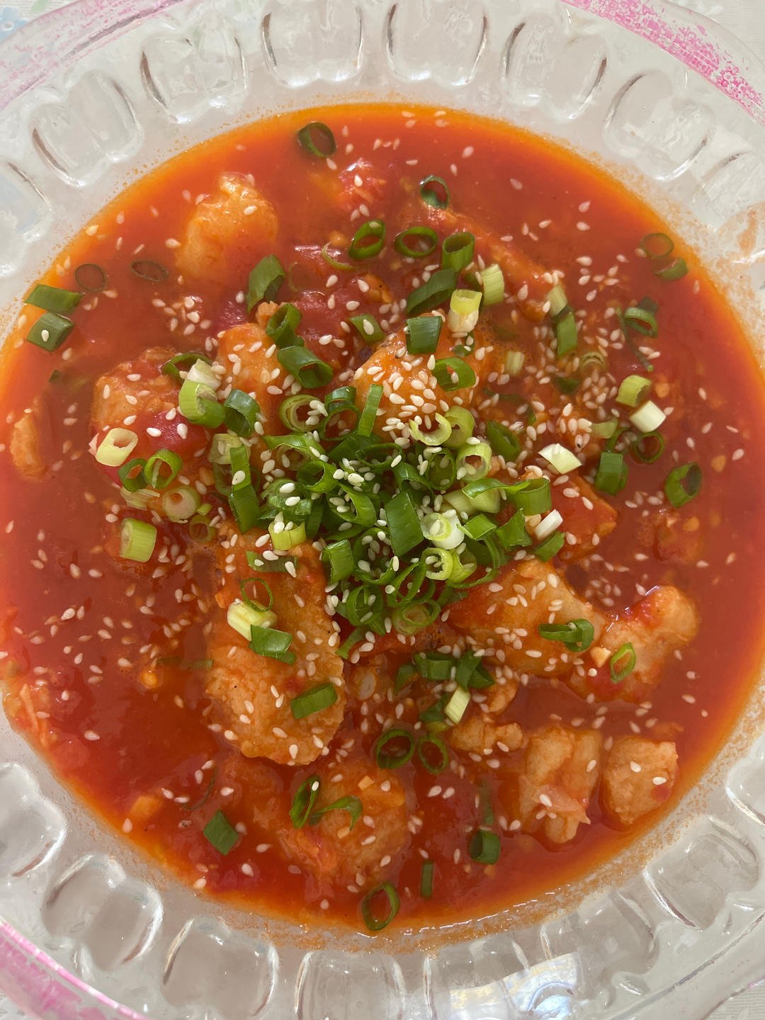 番茄鱼巴沙鱼（也可以用番茄龙利鱼），番茄酱汁超浓郁，营养又下饭！