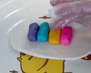 彩虹蛋黄酥的做法 步骤8