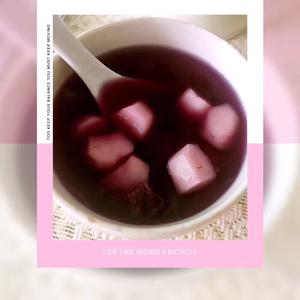 红豆派/紫薯马蹄糖水       早餐/2017.05.12/07:00的做法 步骤2