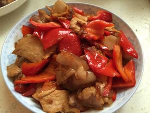 红辣椒炒肉的做法 步骤4