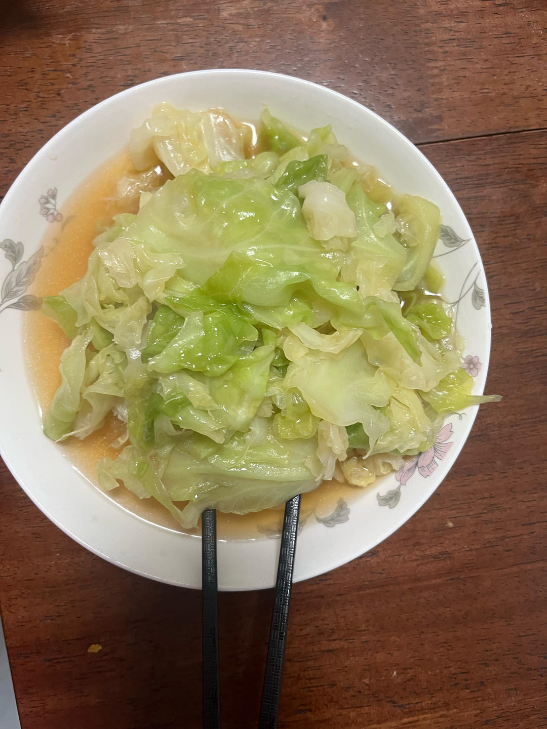 范志红老师推荐的水油煮青菜-包菜