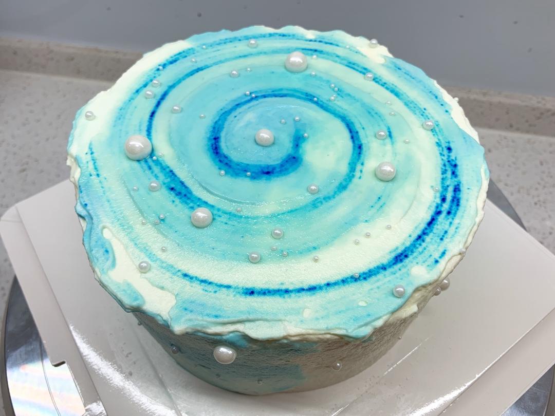 星空奶油蛋糕生日蛋糕