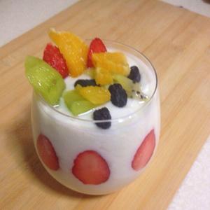 杯壁水果酸奶的做法 步骤5