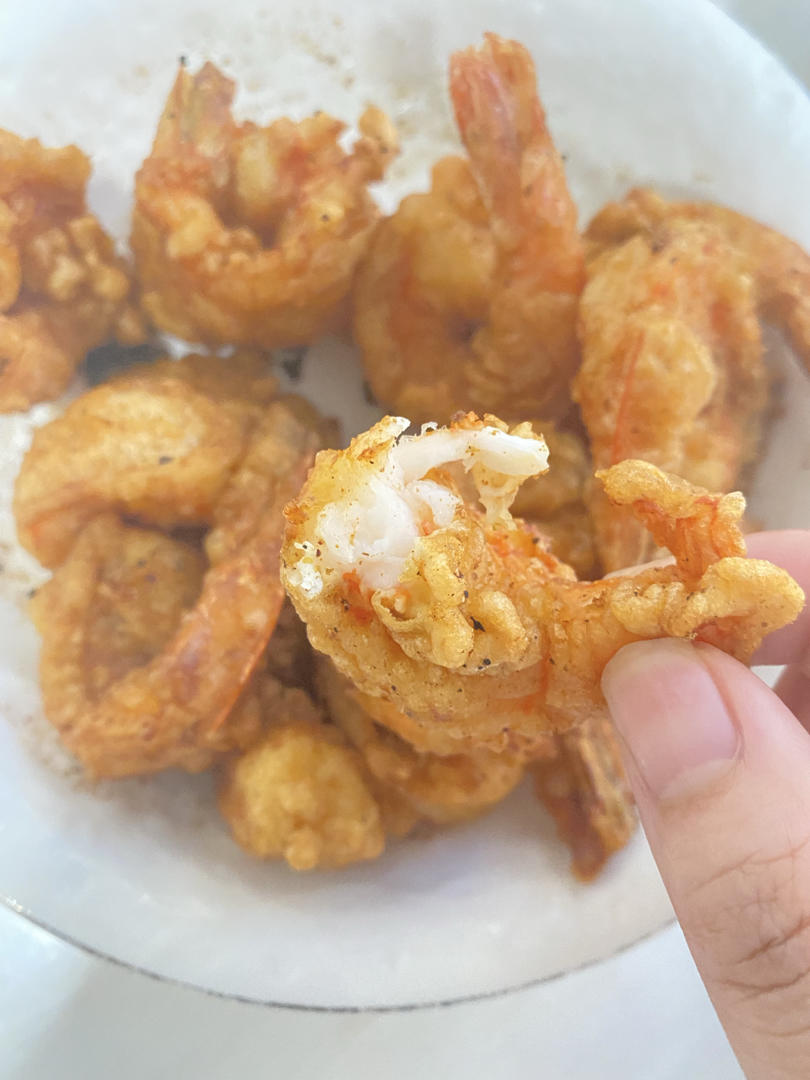 绝对不能错过！好吃到舔盘的椒盐大虾🦐