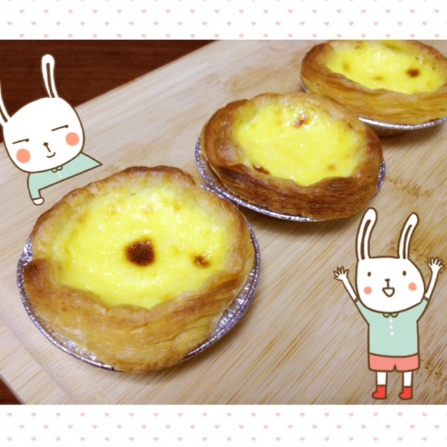 超完美味道超正的蛋挞配方，比KFC的还要嫩还要香~做过最好吃的蛋挞配方