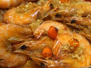 金猫咪食堂-辣烤海虾的做法 步骤8