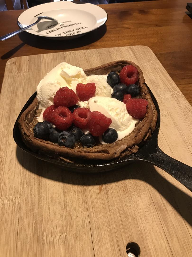 【柳宗理/lodge/le creuset铸铁平底锅】巧克力荷兰松饼 Chocolate Dutch Baby Pancake