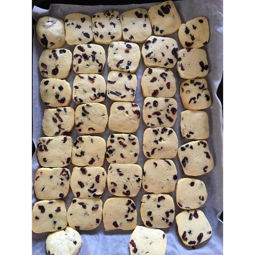 低糖少油版蔓越莓饼干