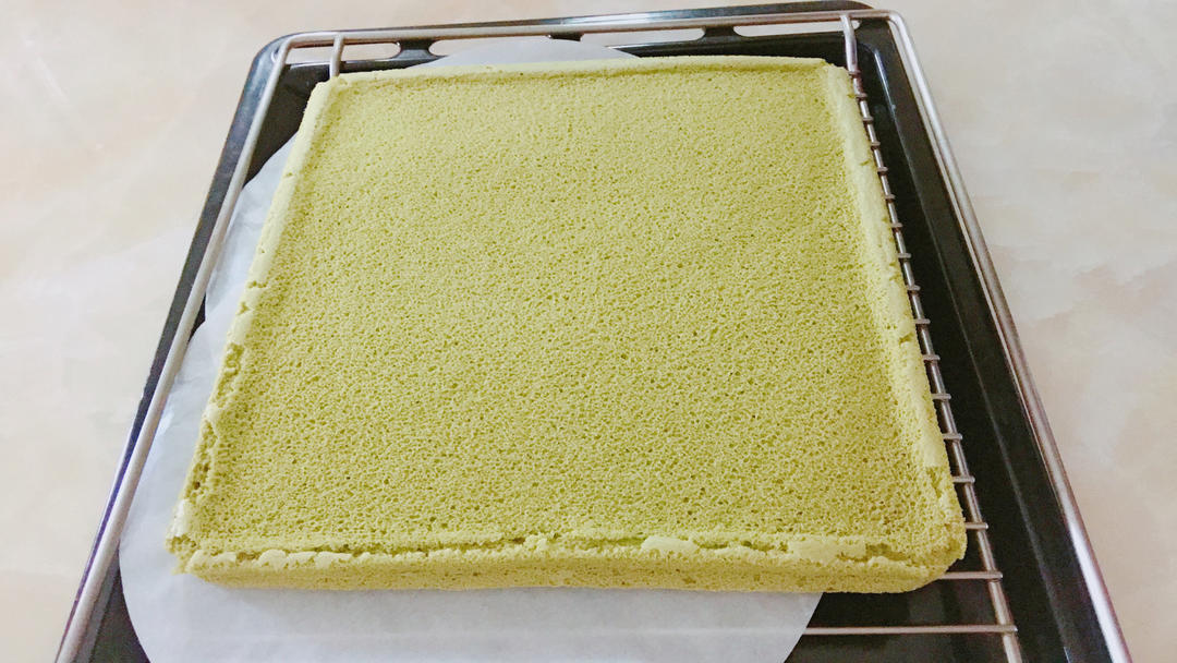 烫面抹茶蛋糕卷（卷不易裂）