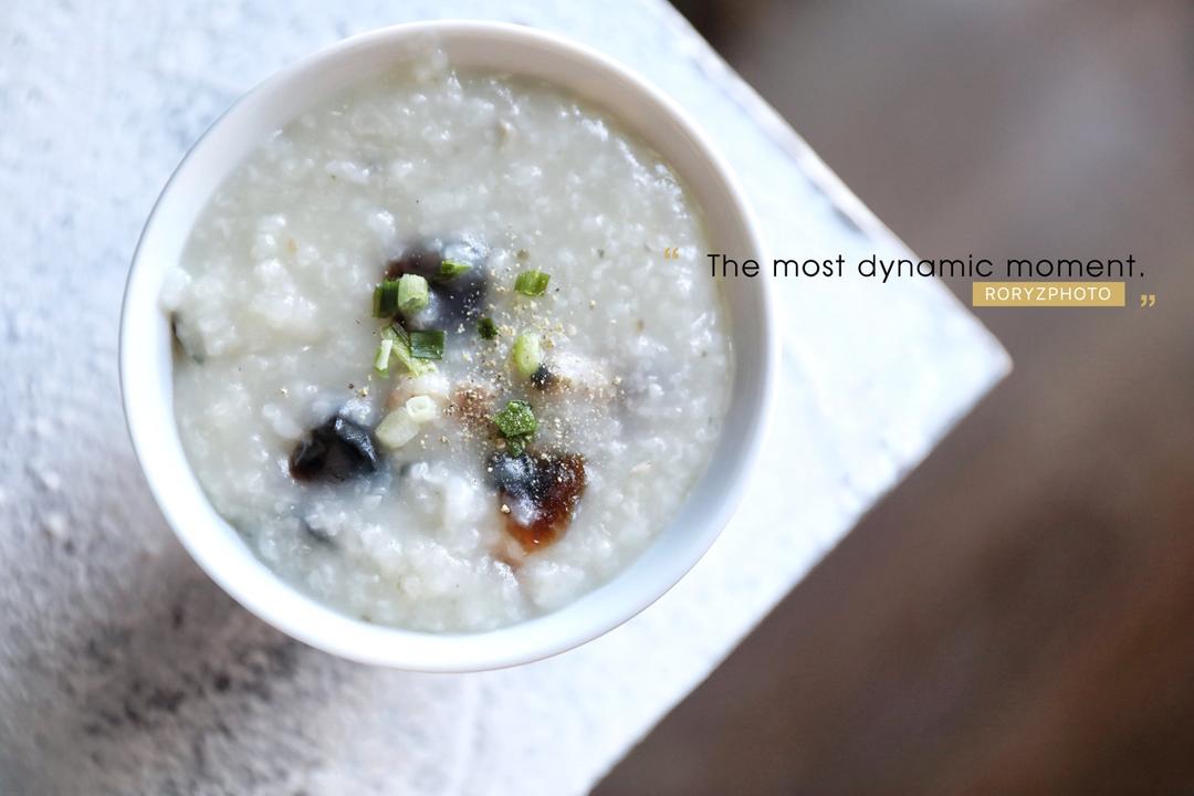 十五分钟快手之香滑皮蛋瘦肉粥(附五分钟电饭煲电压力锅更快捷方法)