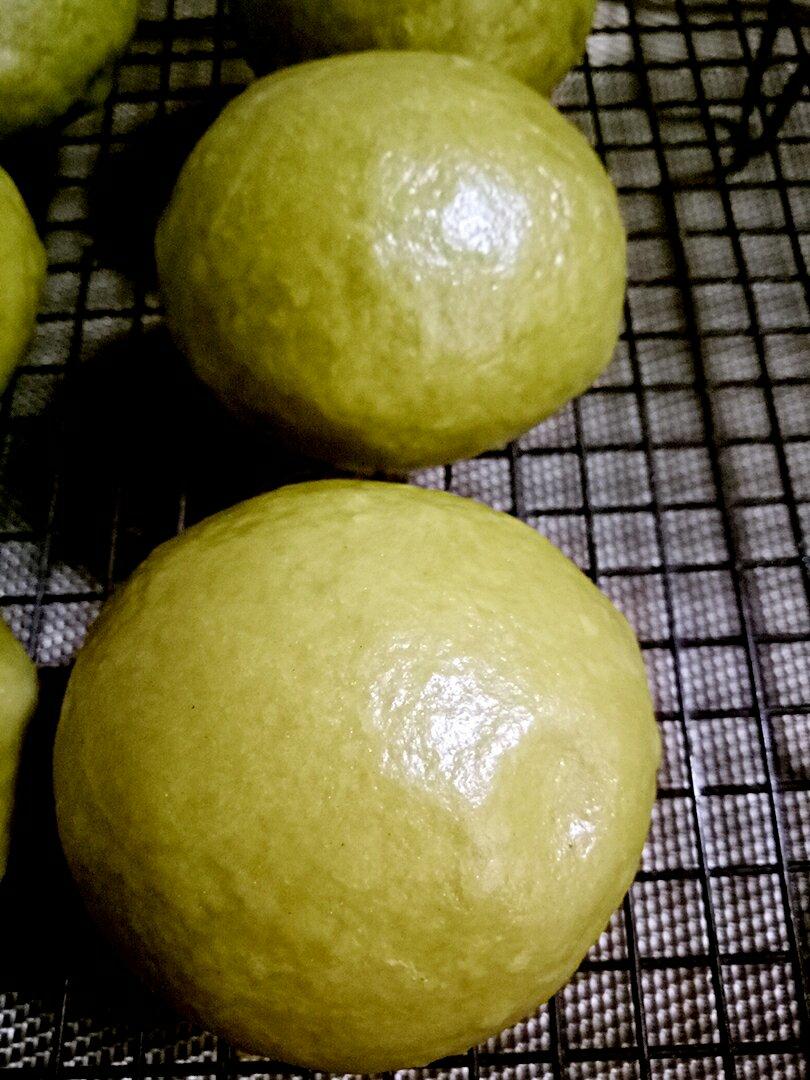 抹茶馒头（一次发酵）
