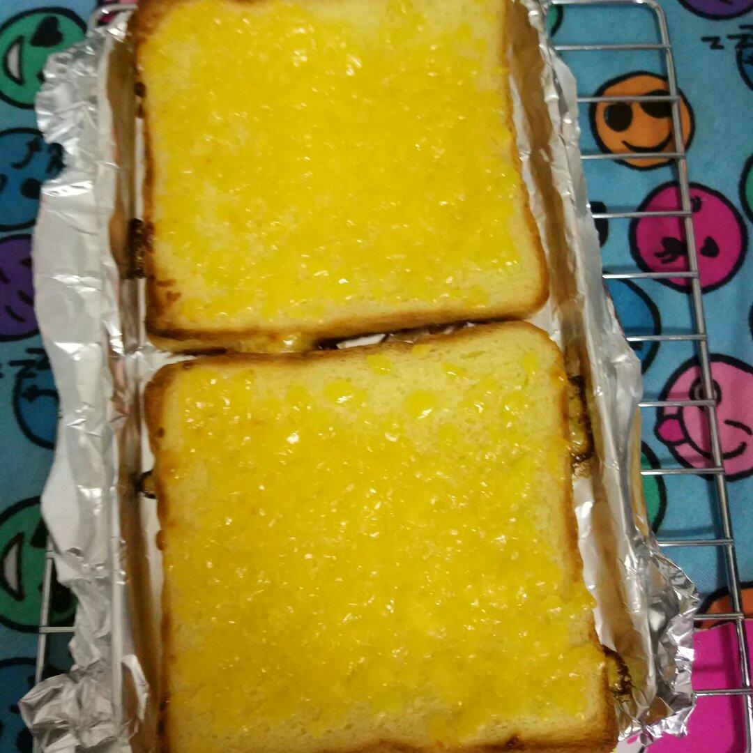 ミ﹏海绵宝宝做的烤芝士面包片