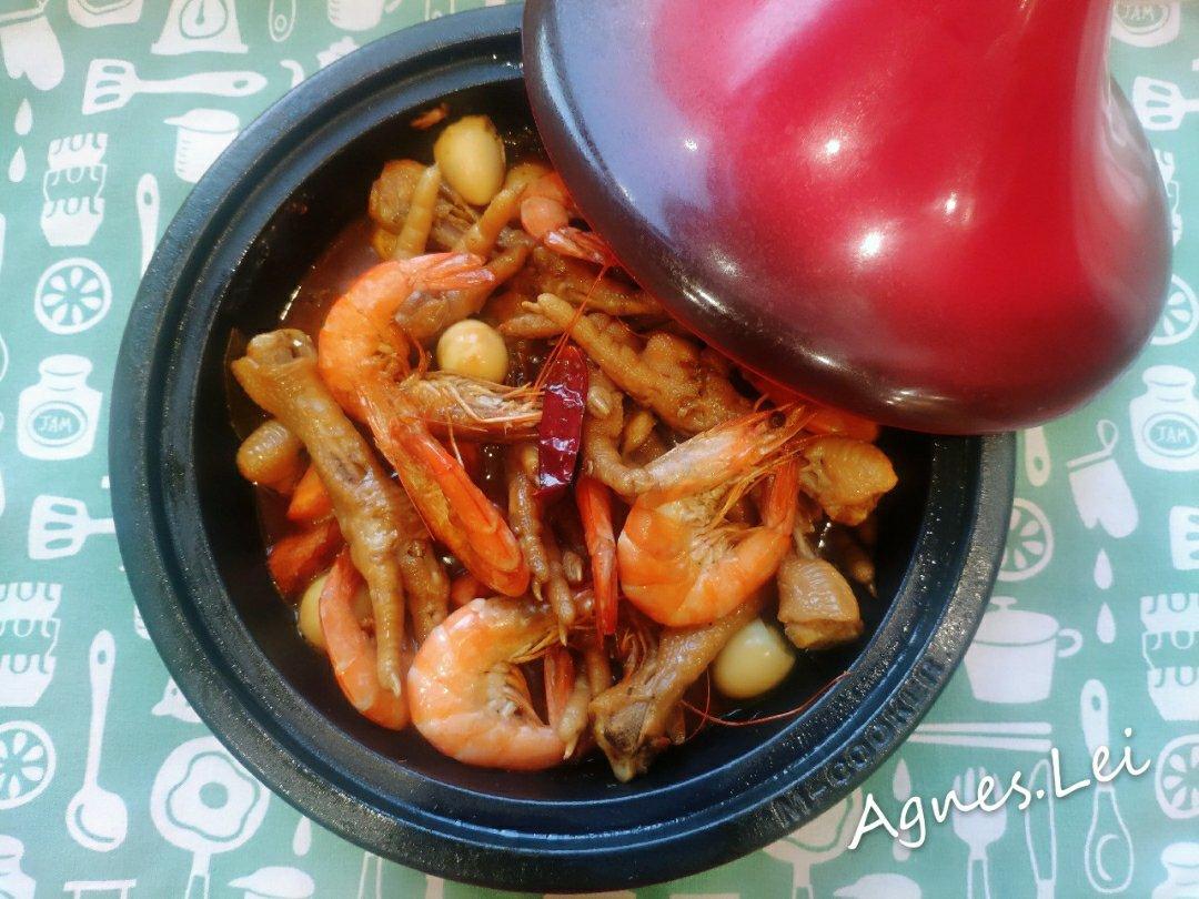 【香辣明虾肉蟹煲】