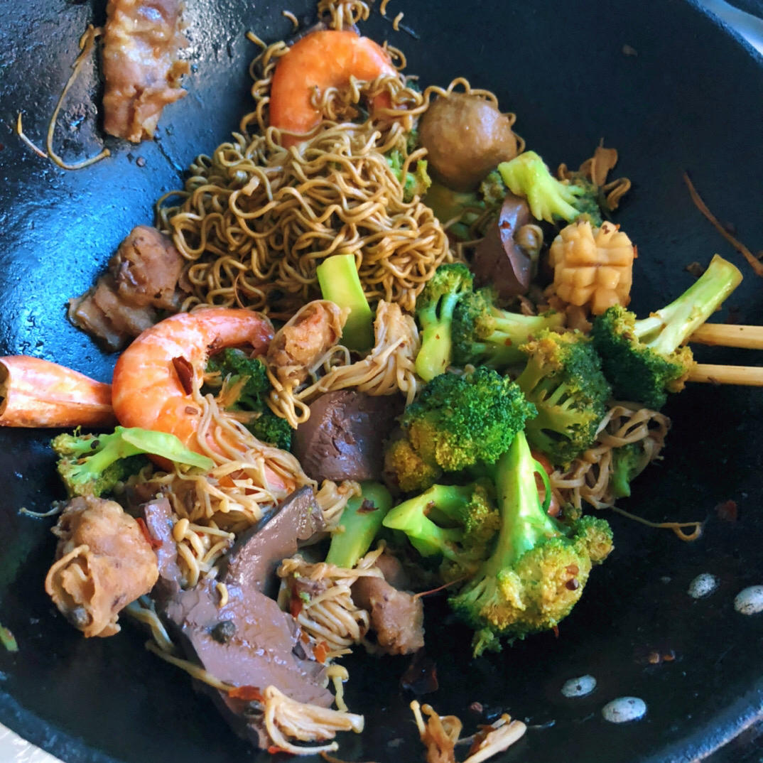 家庭版麻辣毛血旺