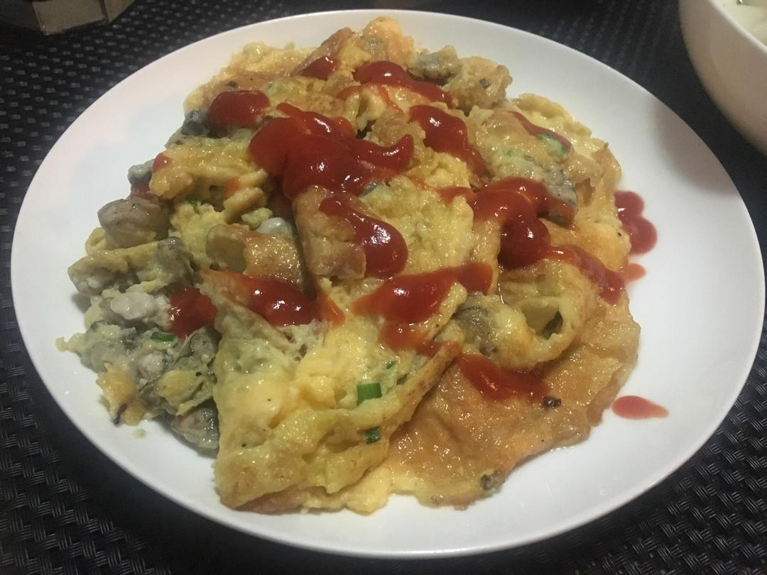 海蛎子煎蛋饼🍳