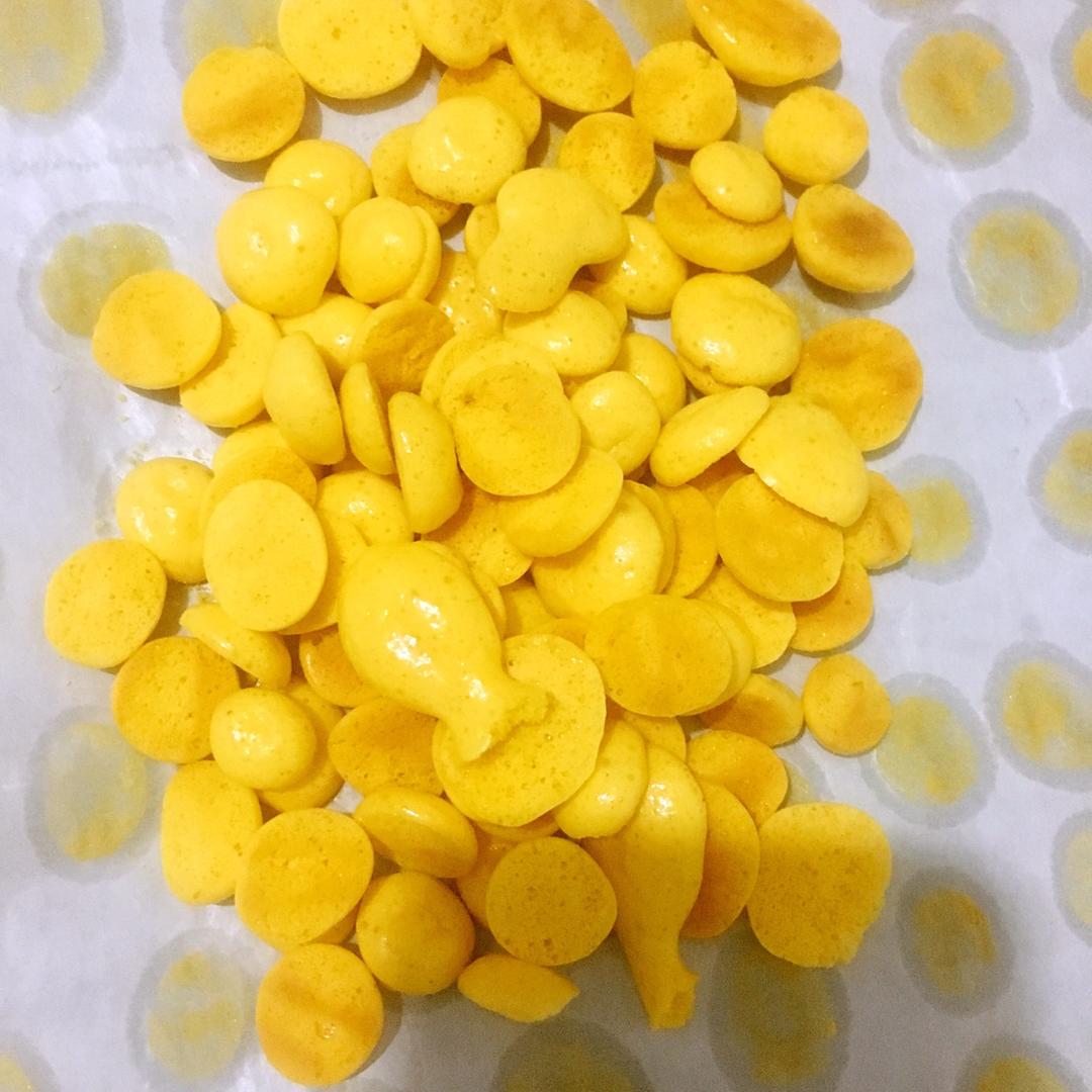 入口即化的无添加蛋黄溶豆