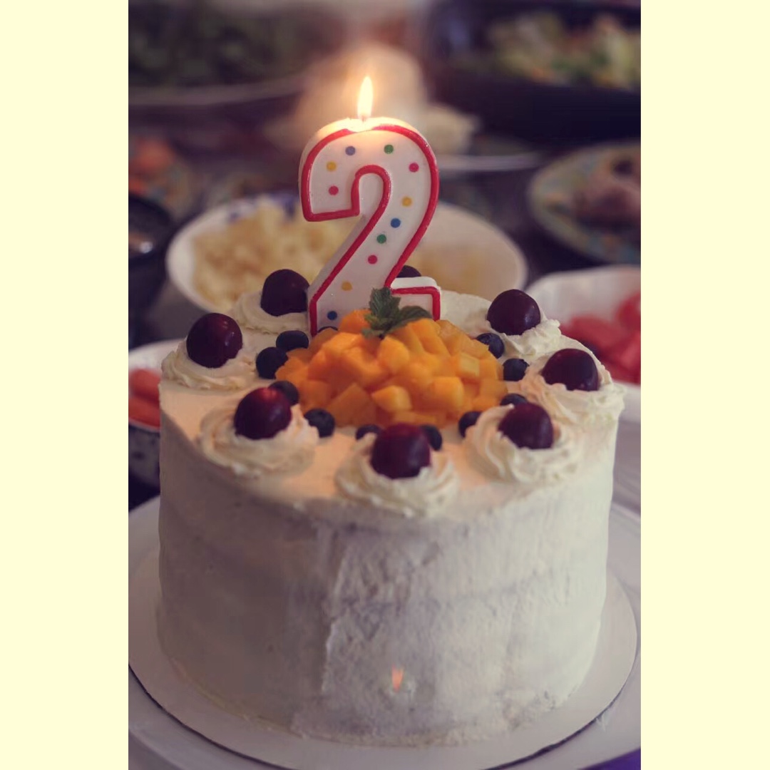 淡奶油裱花蛋糕