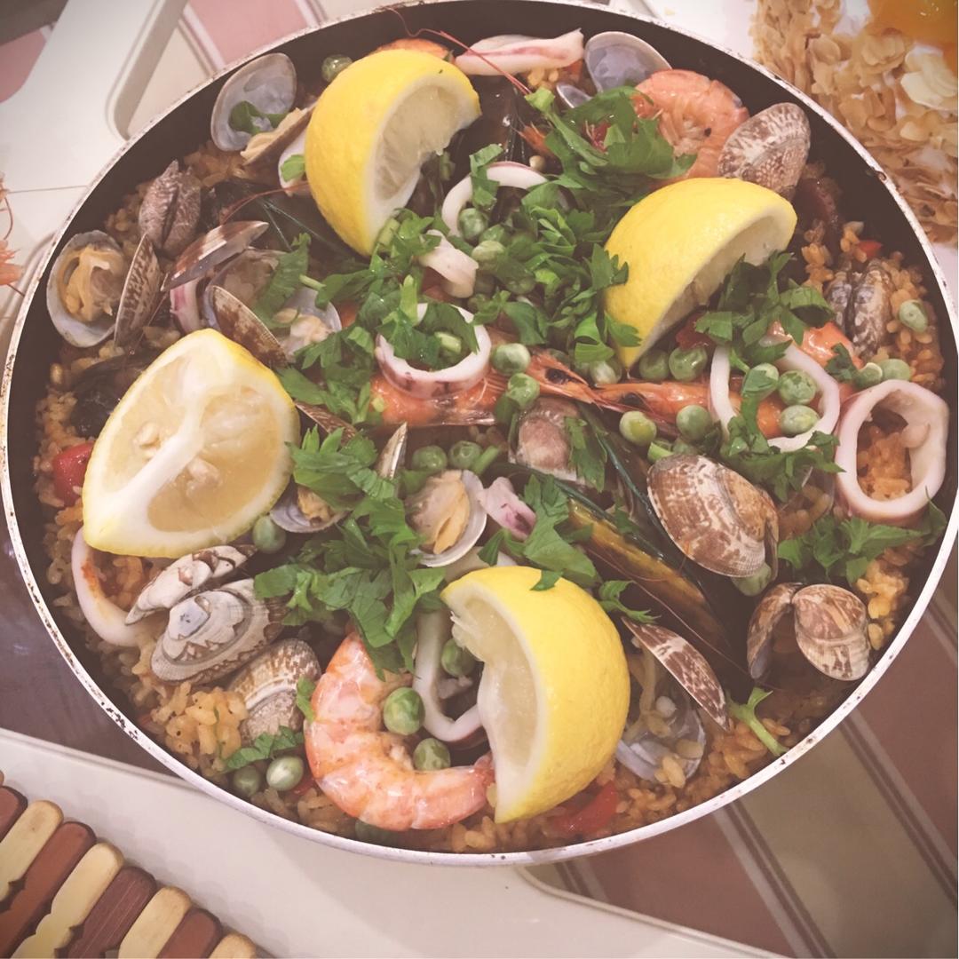 【曼食慢语】Seafood Paella 西班牙海鲜饭