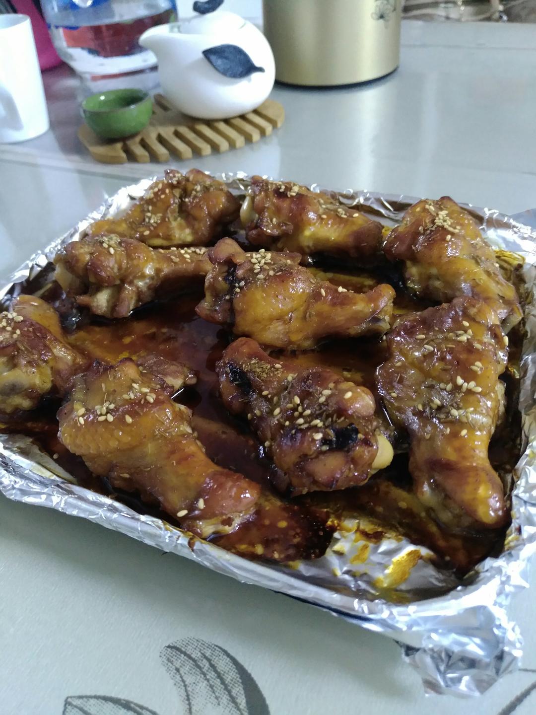 蜜汁鸡翅（烤箱）