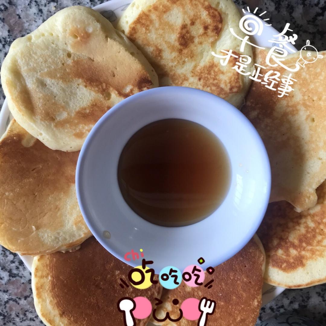 超级简单pancake【无黄油健康版】