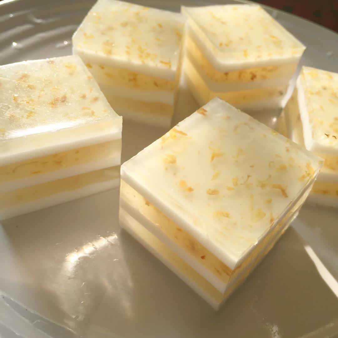 椰汁桂花糕   #夏日甜点#