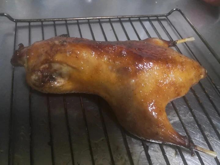零失败【脆皮】北京烤鸭➕快手荷叶鸭饼做法 保姆级教程