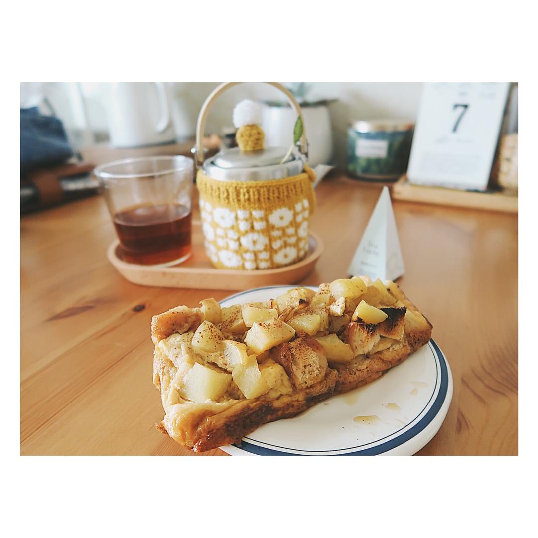 低糖无油-苹果吐司布丁