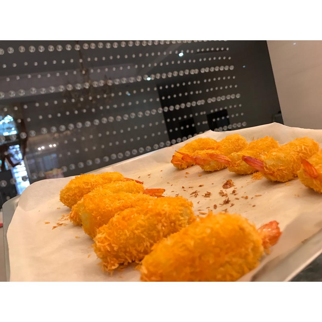 鲜虾可乐饼