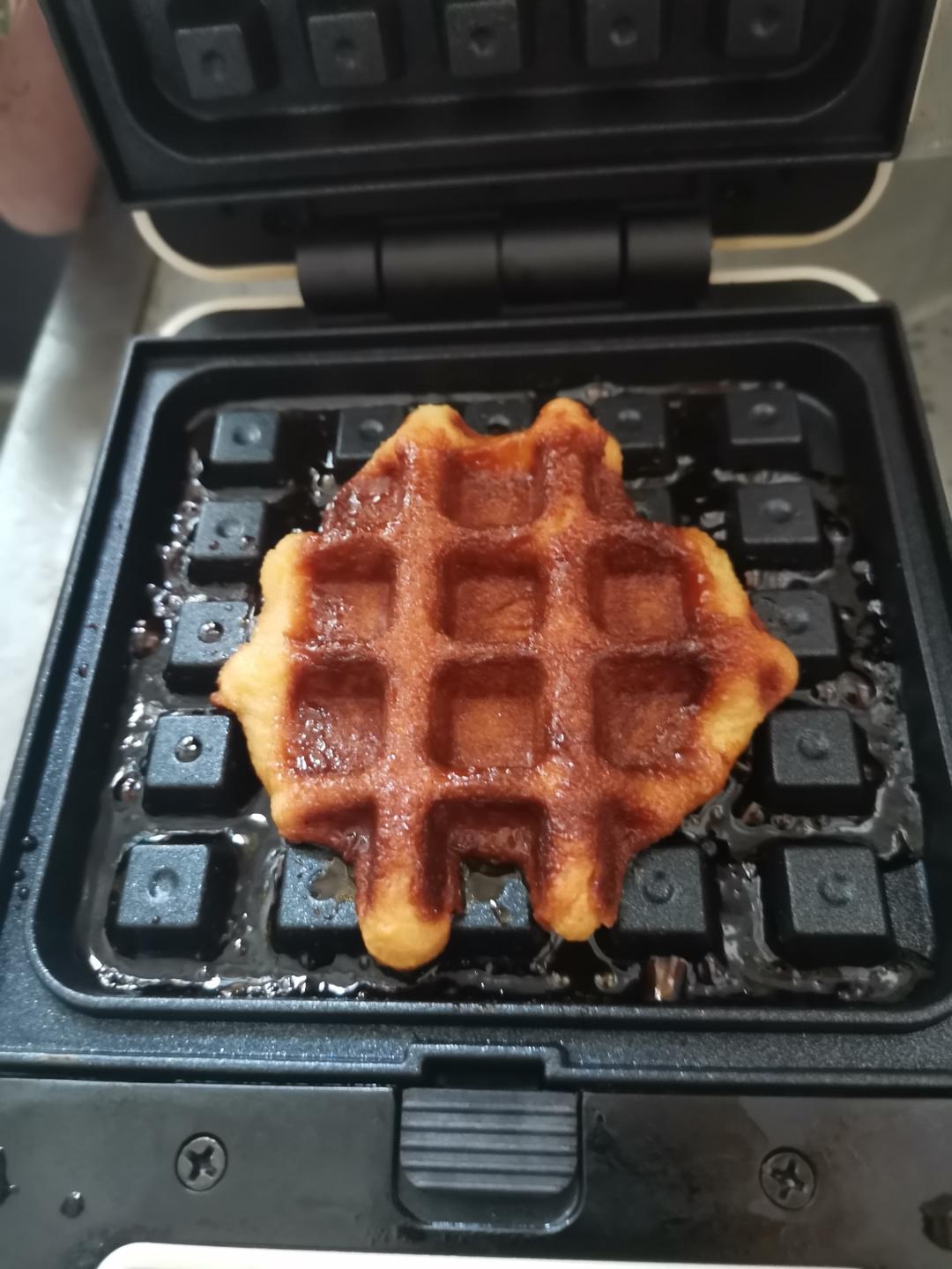 焦糖比利时华夫饼