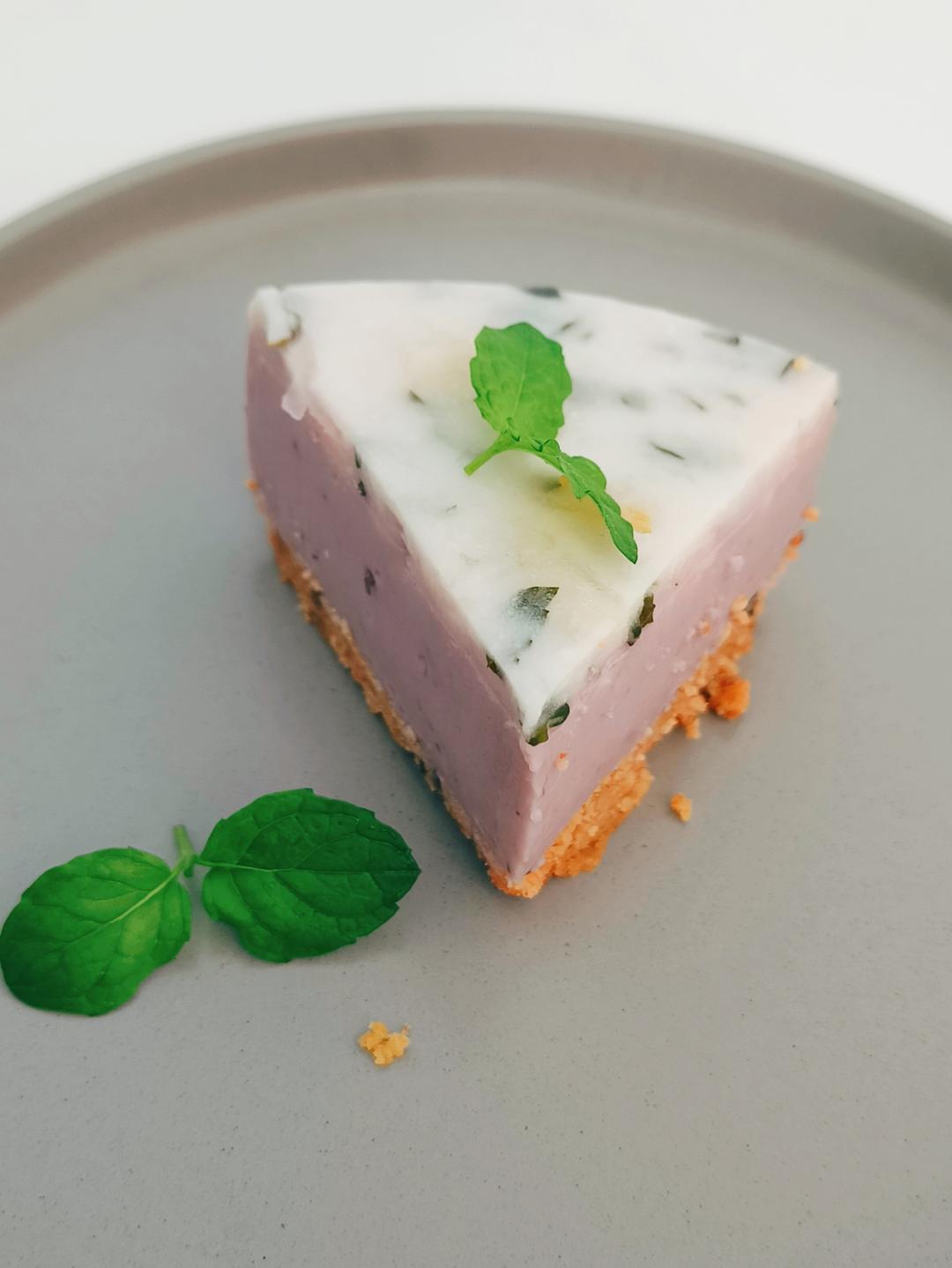 柠檬薄荷酸奶慕斯（无淡奶油版）