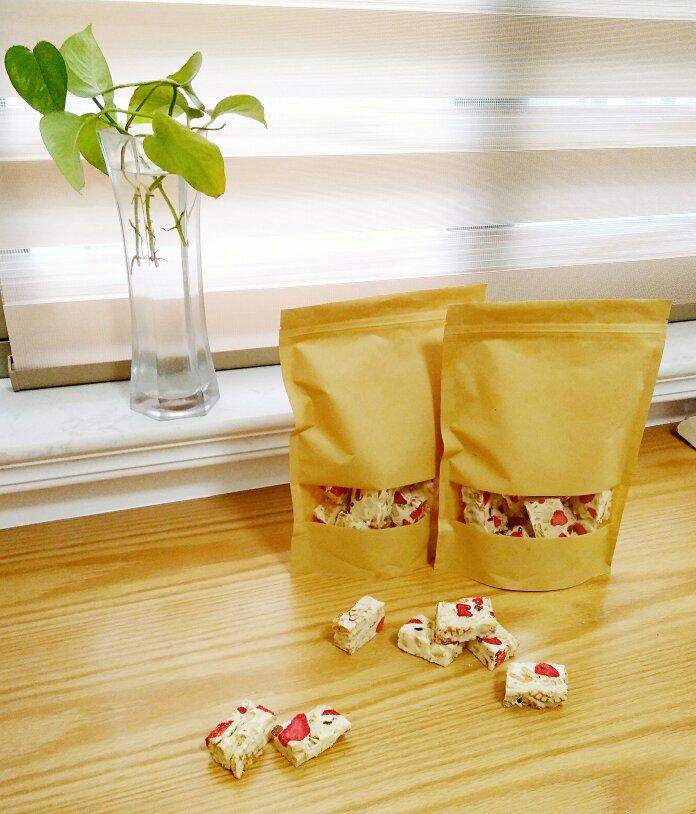 草莓雪花酥(牛轧糖)