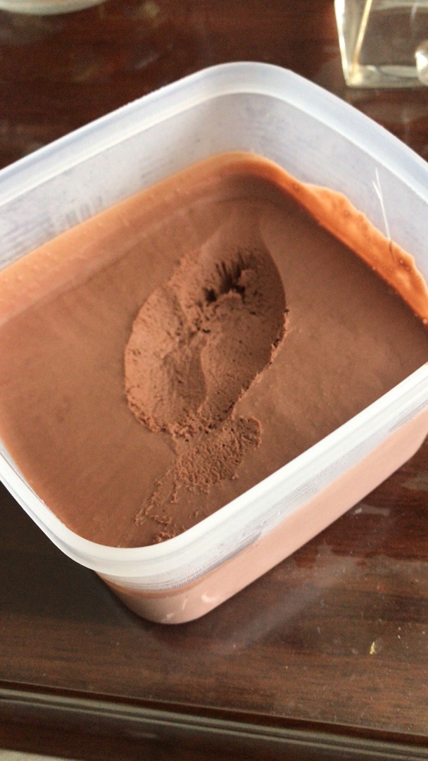 巧克力冰淇淋（无蛋无冰渣、免搅拌、消耗淡奶油）Choco Ice Cream
