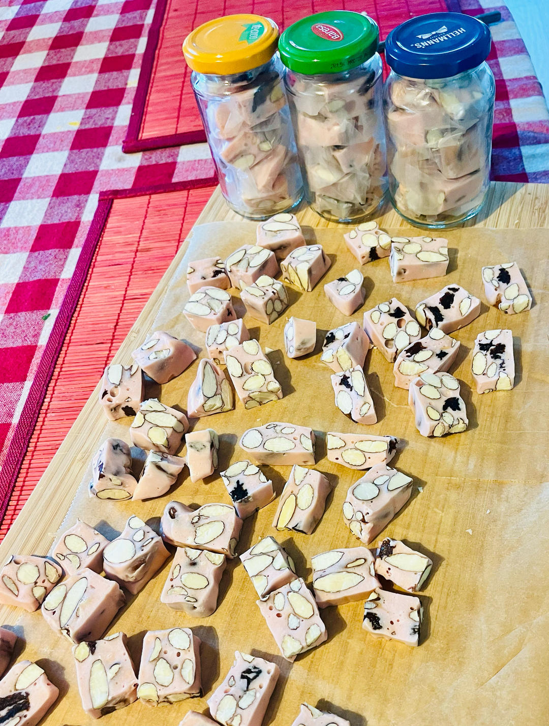 蔓越莓杏仁牛轧糖（棉花糖版本）