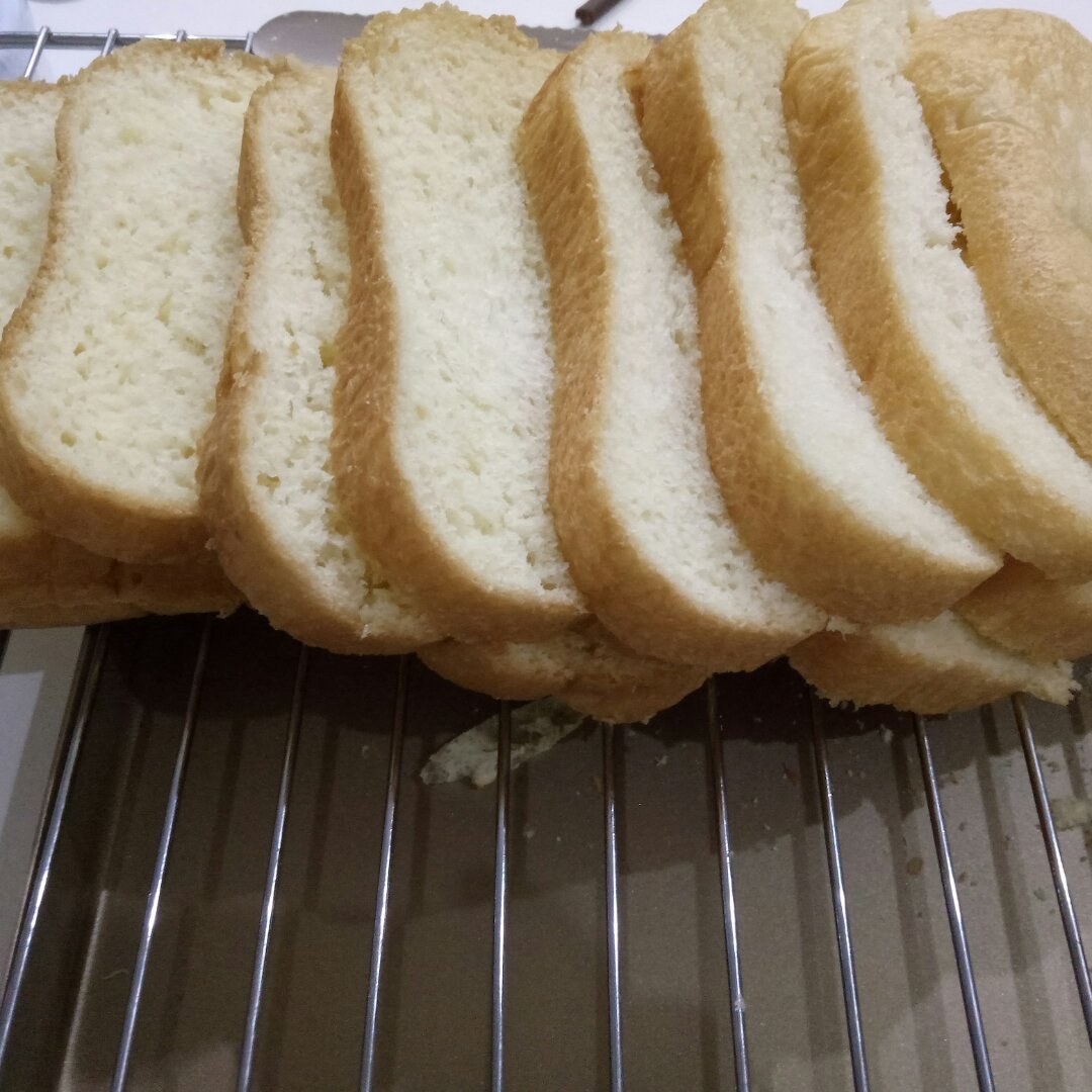 超级好吃的原味面包（面包机版）