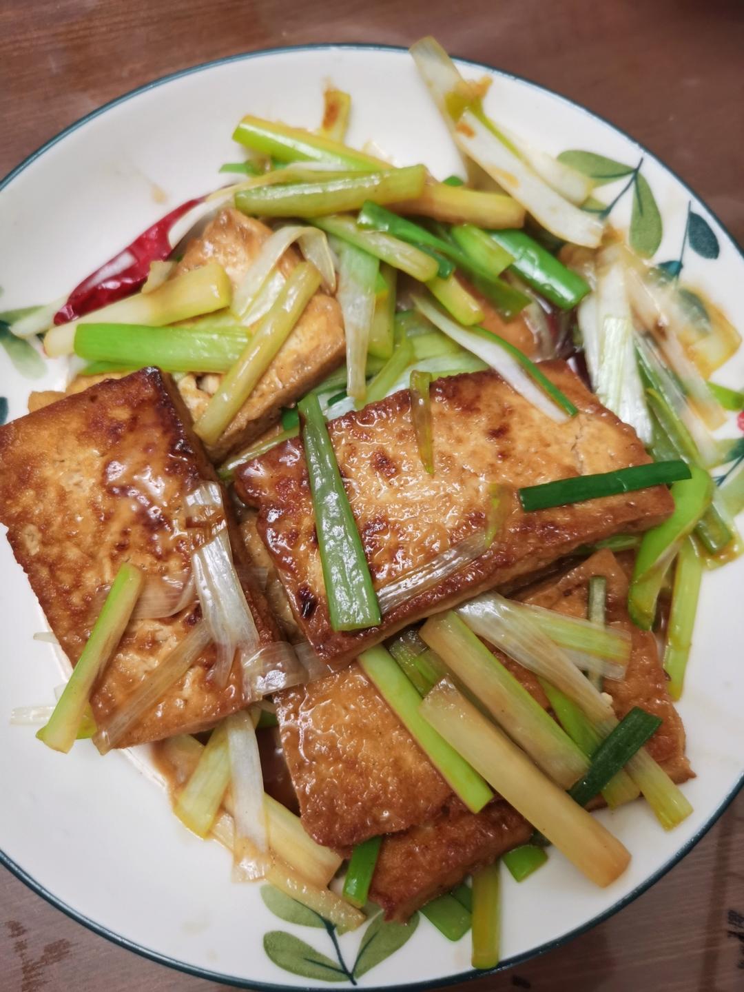 大葱烧豆腐