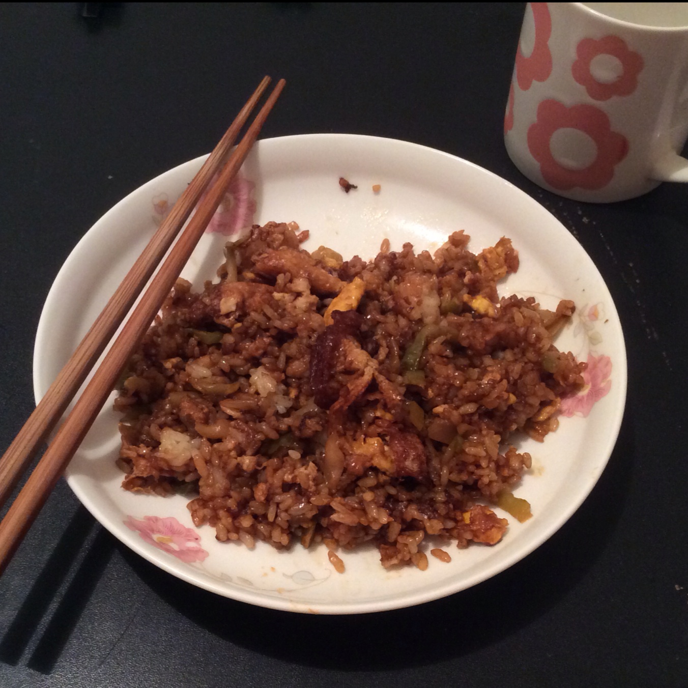 傻瓜版酱油炒饭
