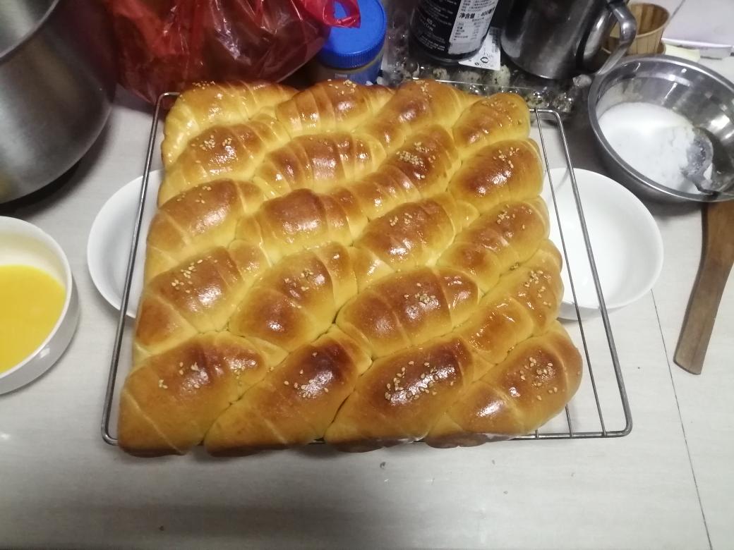 牛奶面包卷（直接法）