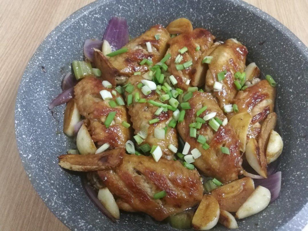 蒜香洋葱鸡翅