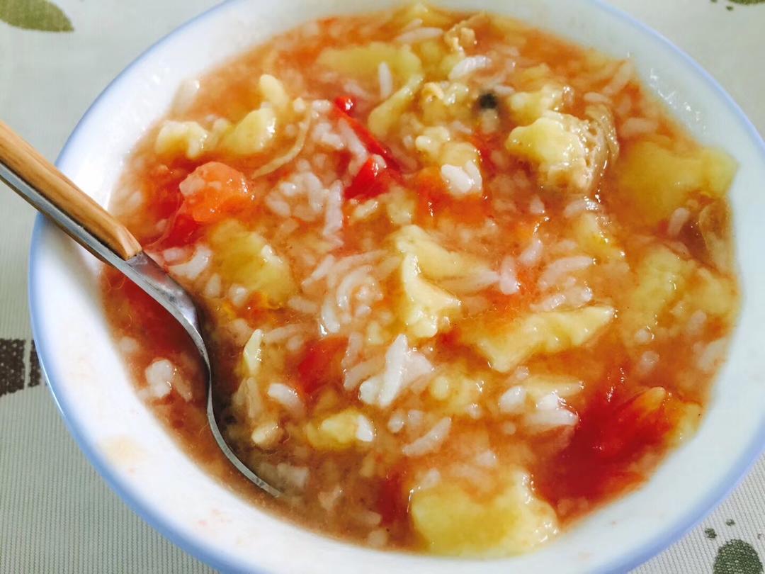 番茄鸡蛋疙瘩面