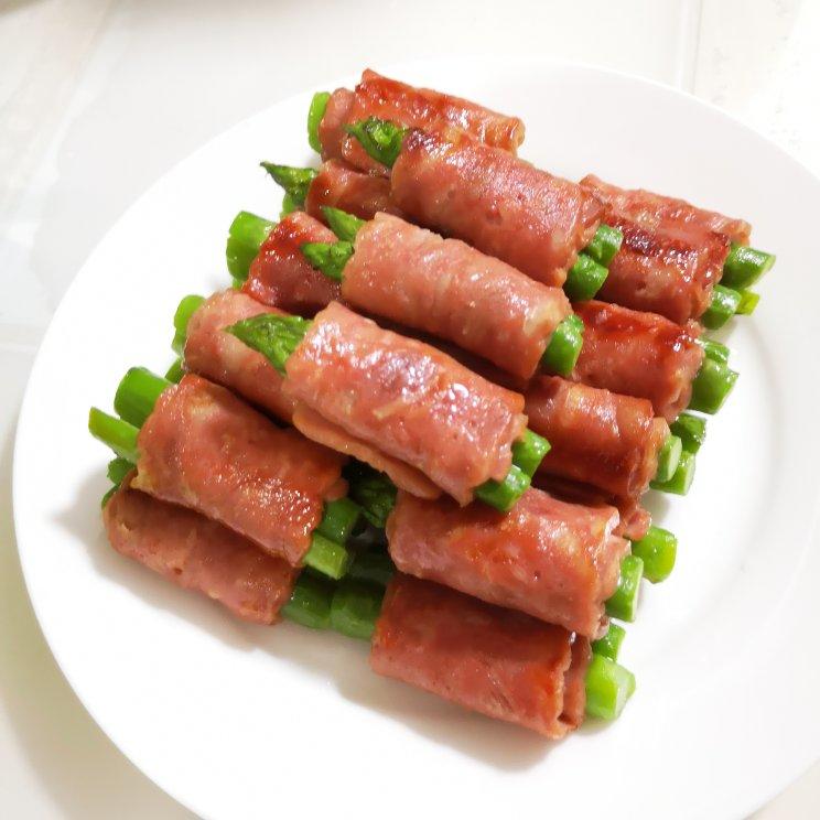 培根芦笋卷