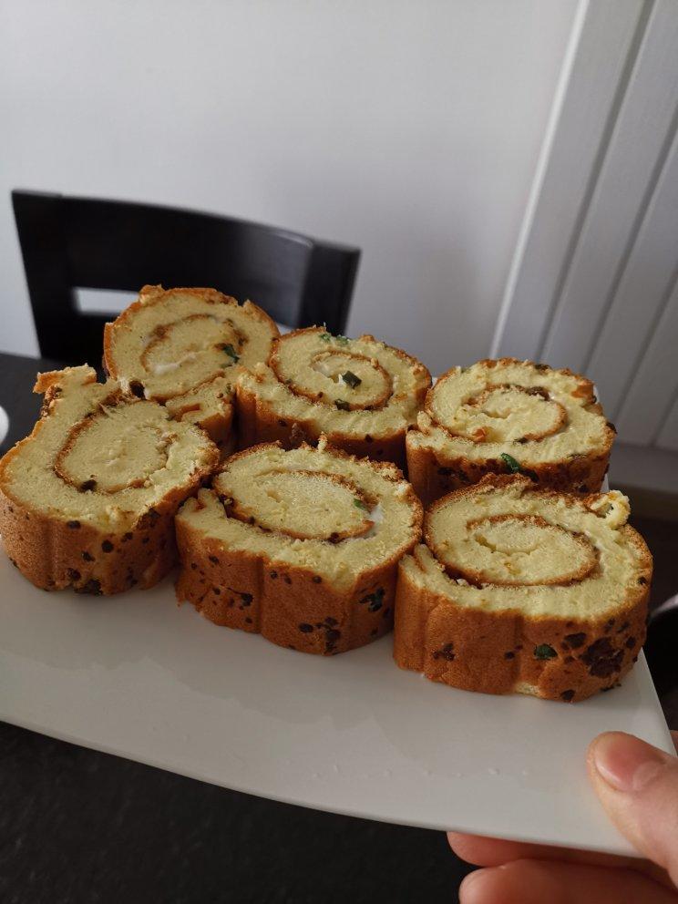 香葱肉松卷 蛋糕卷-无敌美味