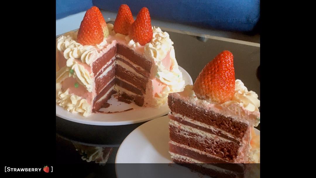 暖心红丝绒蛋糕［6寸绵软戚风版 ］