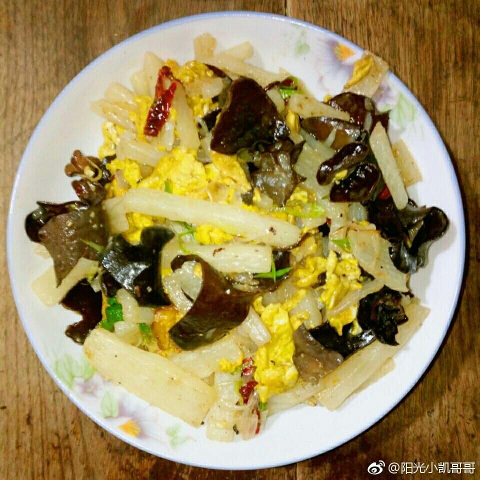 清炒山药木耳