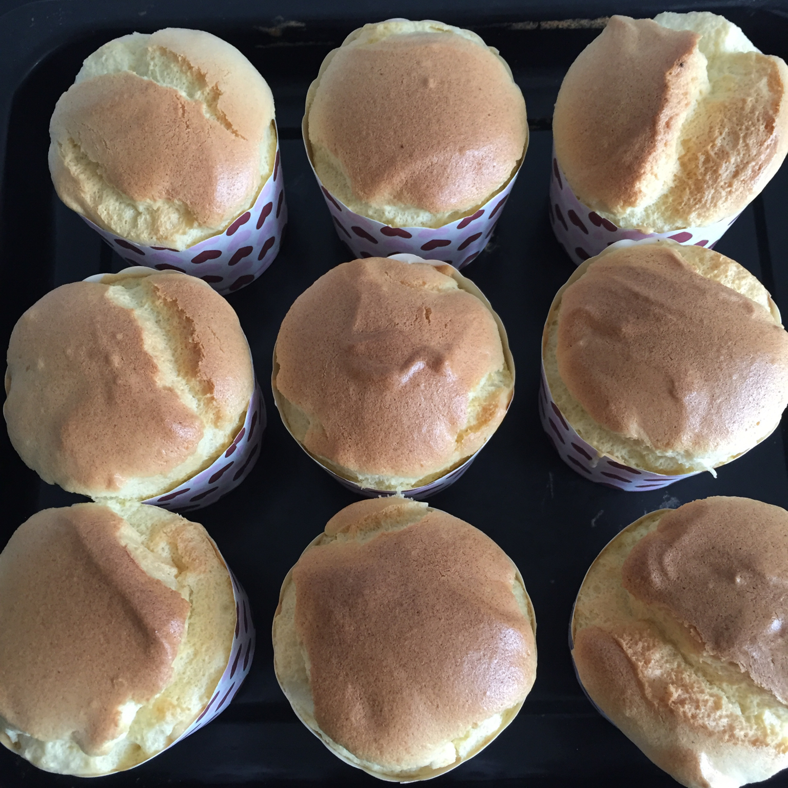 戚风小纸杯蛋糕