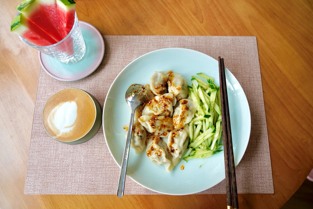猪肉韭菜馅饺子