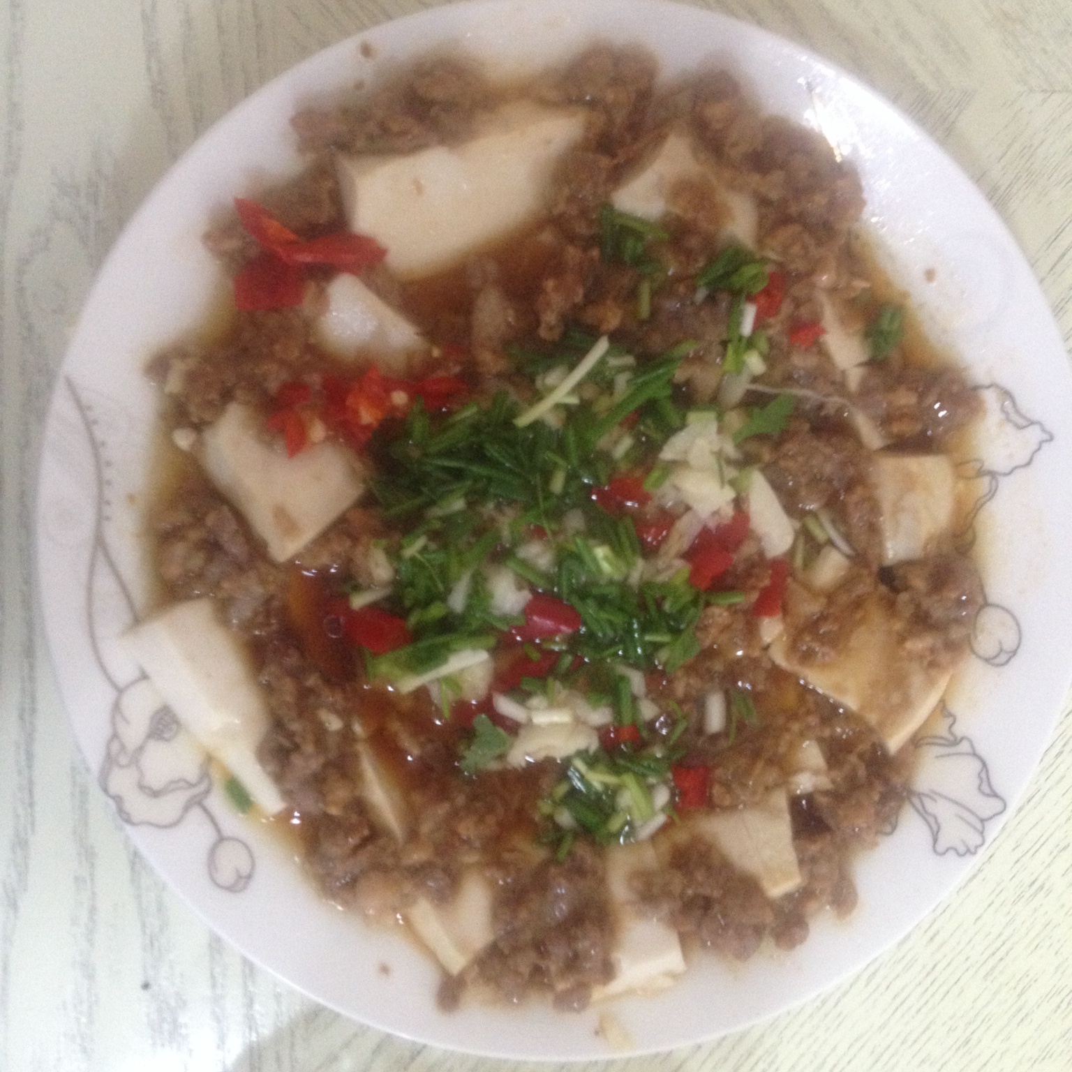 排骨蒸豆腐