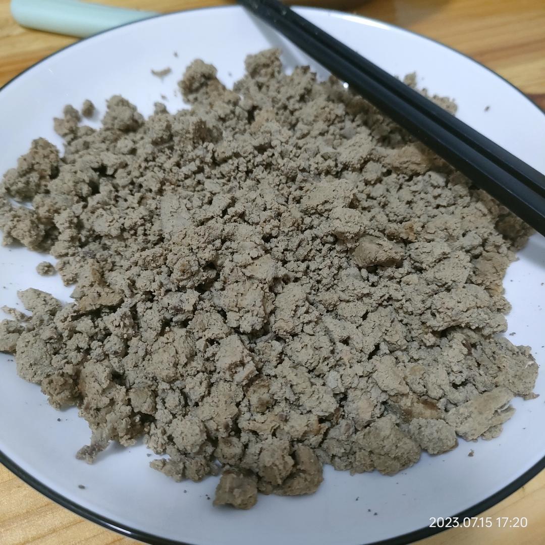 婴儿辅食之自制猪肝粉