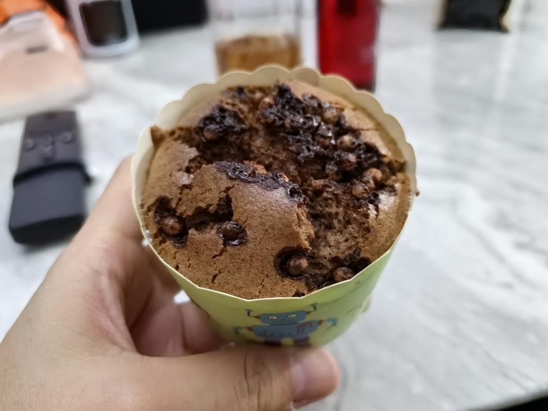外脆内软❗️巧克力糯米粉杯子蛋糕
